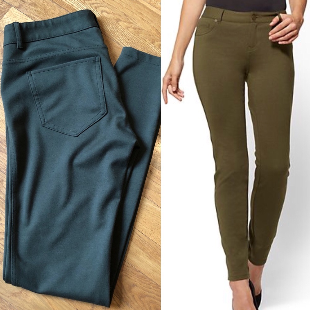 NY&Co Soho Ponte Olive Leggings